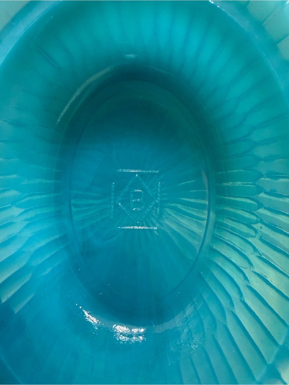 Boyd Blue Vaseline/Uranium Glass Lamb Covered Dish - Picture 5 of 16